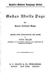 Tapa de Gustav Adolfs page von Conrad Ferdinand Meyer