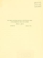 Tapa de The impact on option pricing of specification error in the underlying stock price returns