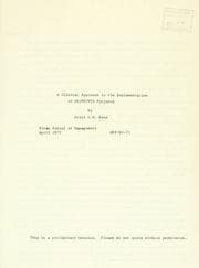 Tapa de A clinical approach to the implementation of OR/MS/MIS projects