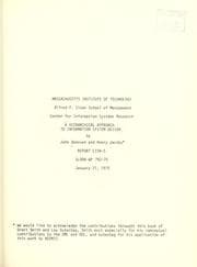 Tapa de A hierarchical approach to information system design