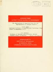 Tapa de The implications of cognitive style for the implementation of analytic models