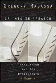 Tapa de If This Be Treason