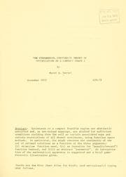 Tapa de The fundamental continuity theory of optimization on a compact space I
