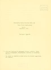 Tapa de Alternative markup decision rules and their profit implications