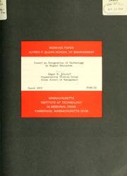 Tapa de Toward an integration of technology in higher education