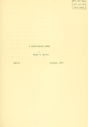 Tapa de A four-flagged lemma