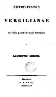 Tapa de Antiquitates Vergilianae ad vitam populi Romani descriptae