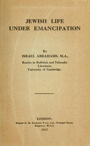 Tapa de Jewish life under emancipation