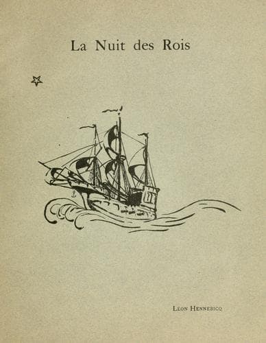 Tapa de La nuit des rois