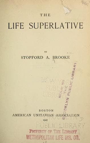 Tapa de The life superlative