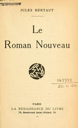 Tapa de Le roman nouveau