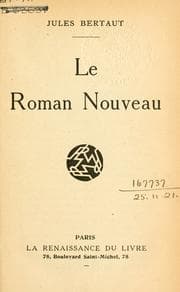 Tapa de Le roman nouveau