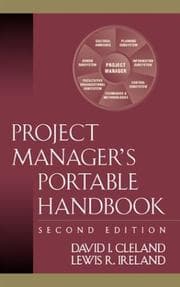 Tapa de Project manager's portable handbook / David I. Cleland, Lewis R. Ireland