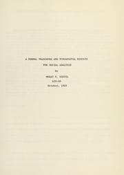 Tapa de A formal framework and fundamental results for social analysis