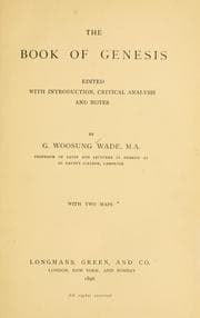 Tapa de The book of Genesis