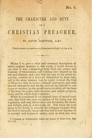 Tapa de The character and duty of a Christian preacher
