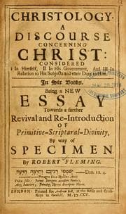 Tapa de Christology