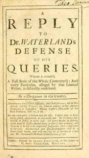 Tapa de Remarks on Dr. Waterland's Second defense of some queries