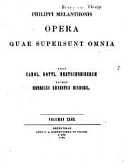 Tapa de Philippi Melanthonis Opera quae supersunt omnia
