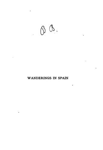 Tapa de Wanderings in Spain