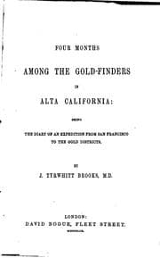 Tapa de Four months among the gold-finders in Alta California