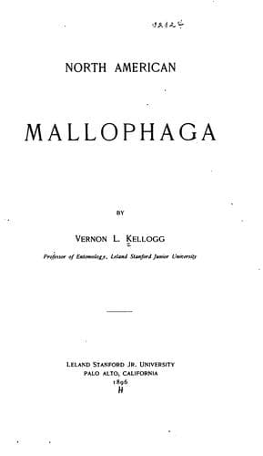 Tapa de New Mallophaga