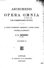 Tapa de Archimedis Opera omnia