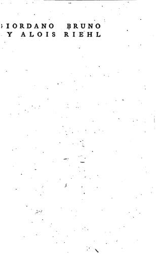 Tapa de Giordano Bruno