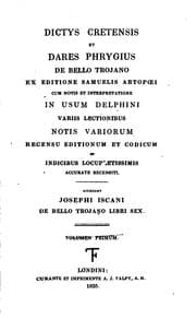Tapa de De bello Trojano