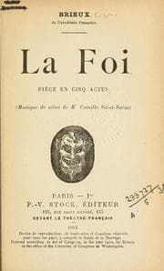 Tapa de La foi