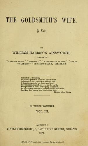 Tapa de goldsmith's wife