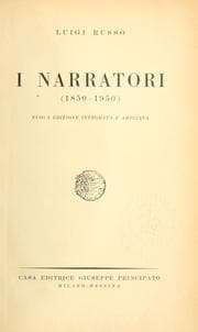Tapa de I narratori, 1850-1950