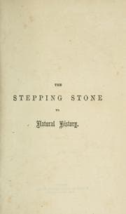 Tapa de The stepping stone to natural history
