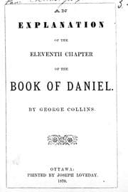 Tapa de An explanation of the eleventh chapter of the book of Daniel