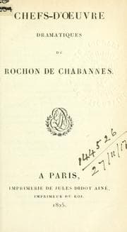 Tapa de Chefs-d'oeuvre dramatiques