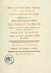 Tapa de Delle usure del Friuli nel XIV. secolo e