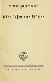 Tapa de Über Lesen und Bücher
