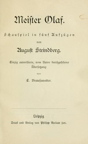 Tapa de Meister Olaf
