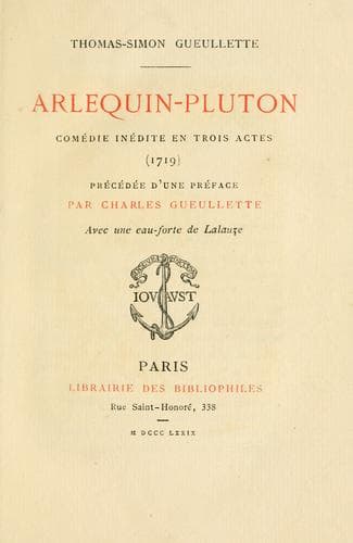 Tapa de Arlequin-Pluton