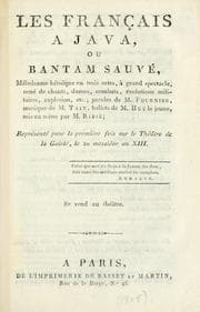 Tapa de Les français à Java