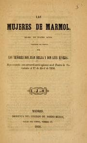 Tapa de Las mujeres de mármol