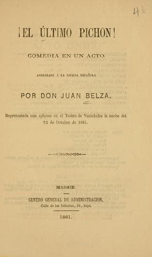 Tapa de !El ú ltimo pichón!