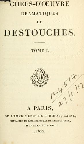 Tapa de Chefs-d'oeuvre dramatiques.