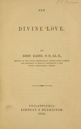 Tapa de The divine love.