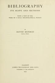 Tapa de Bibliography