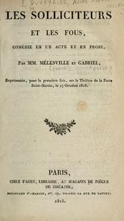 Tapa de Les solliciteurs et les fous