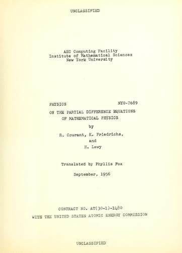 Tapa de On the partial difference equations of mathematical physics
