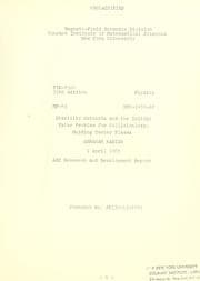 Tapa de Stability criteria and the initial value problem for collisionless, guiding center plasma