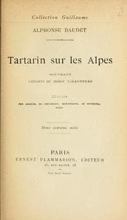 Tapa de Tartarin sur les Alpes