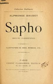 Tapa de Sapho, moeurs parisiennes